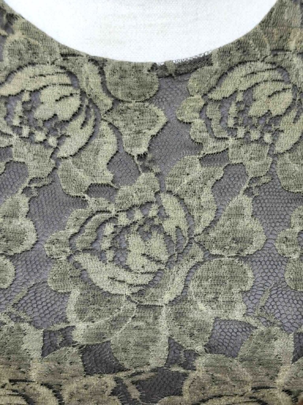 Altar’d State Gray Lace Fit & Flare Dress, Romantic Sleeveless Midi, Size M, EUC - Picture 5 of 12